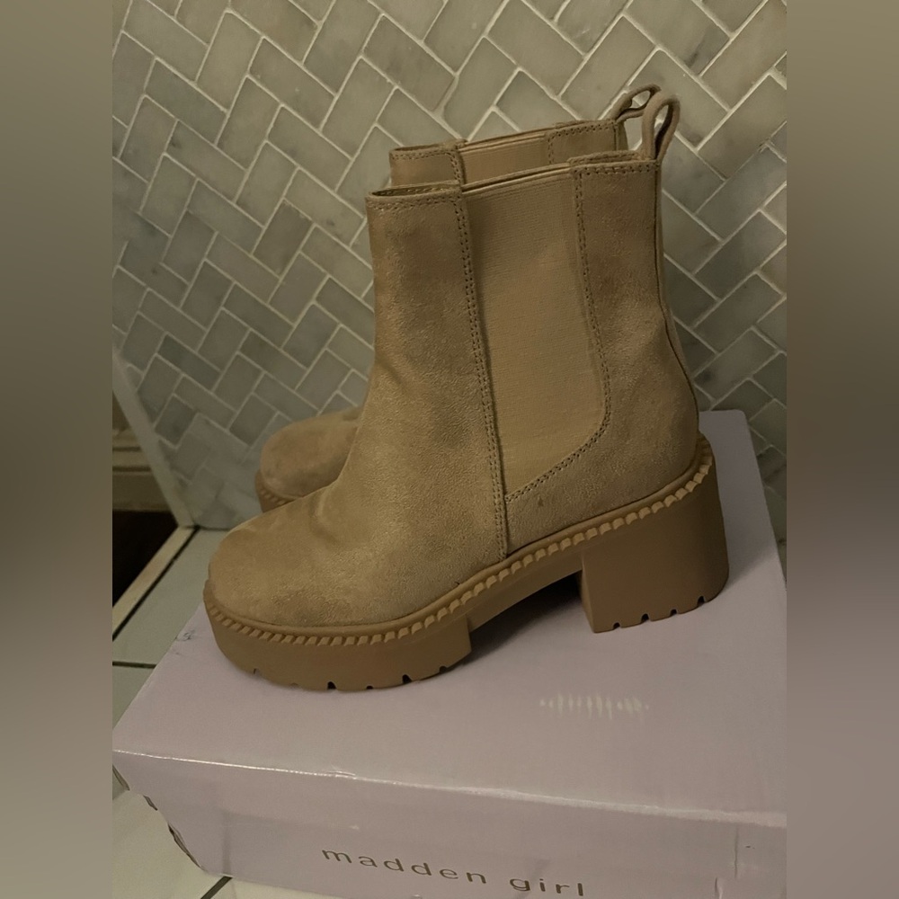 Madden Girl Taupe boots